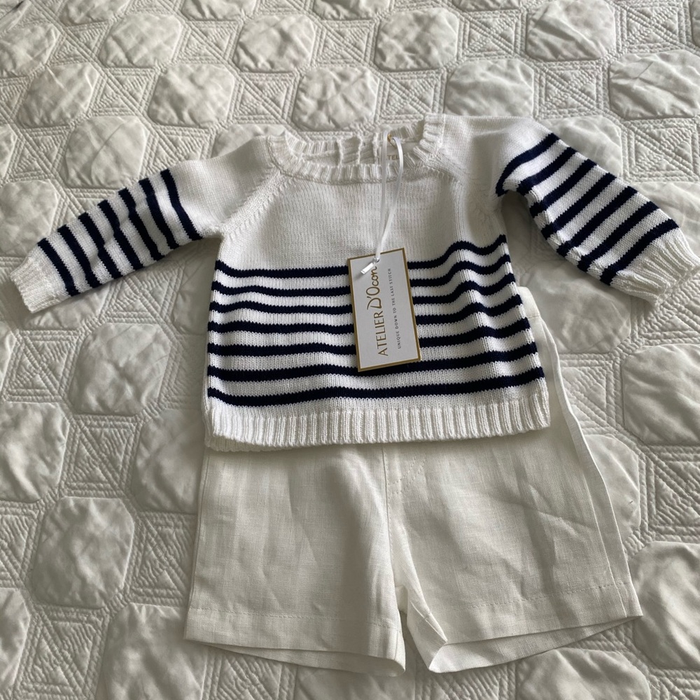 Baby Boy Spanish Sweater and Shorts
